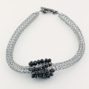 Titanium with drop cluster